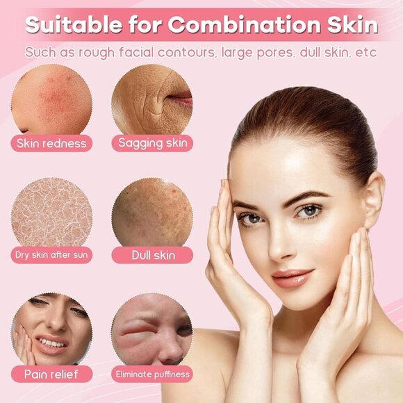 2 Pack Ice Roller for Face, Ice Cube Roller for Face Neck Body and Eye Ice Face - Picture 4 of 7